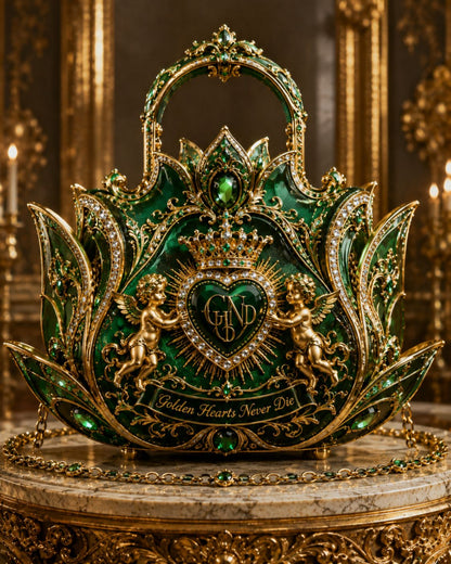Luxury Bag Golden Hearts Never Die