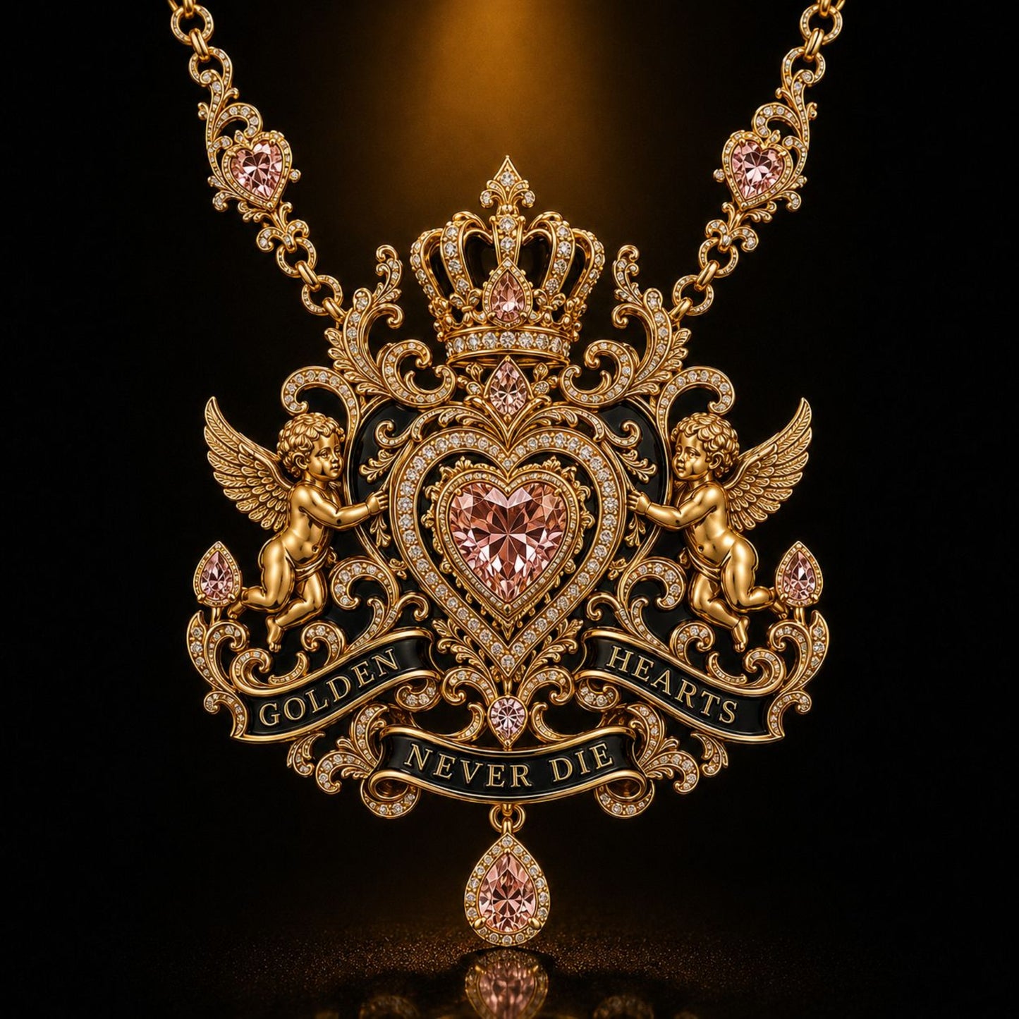 Queen Collier 24k Gold & Diamond