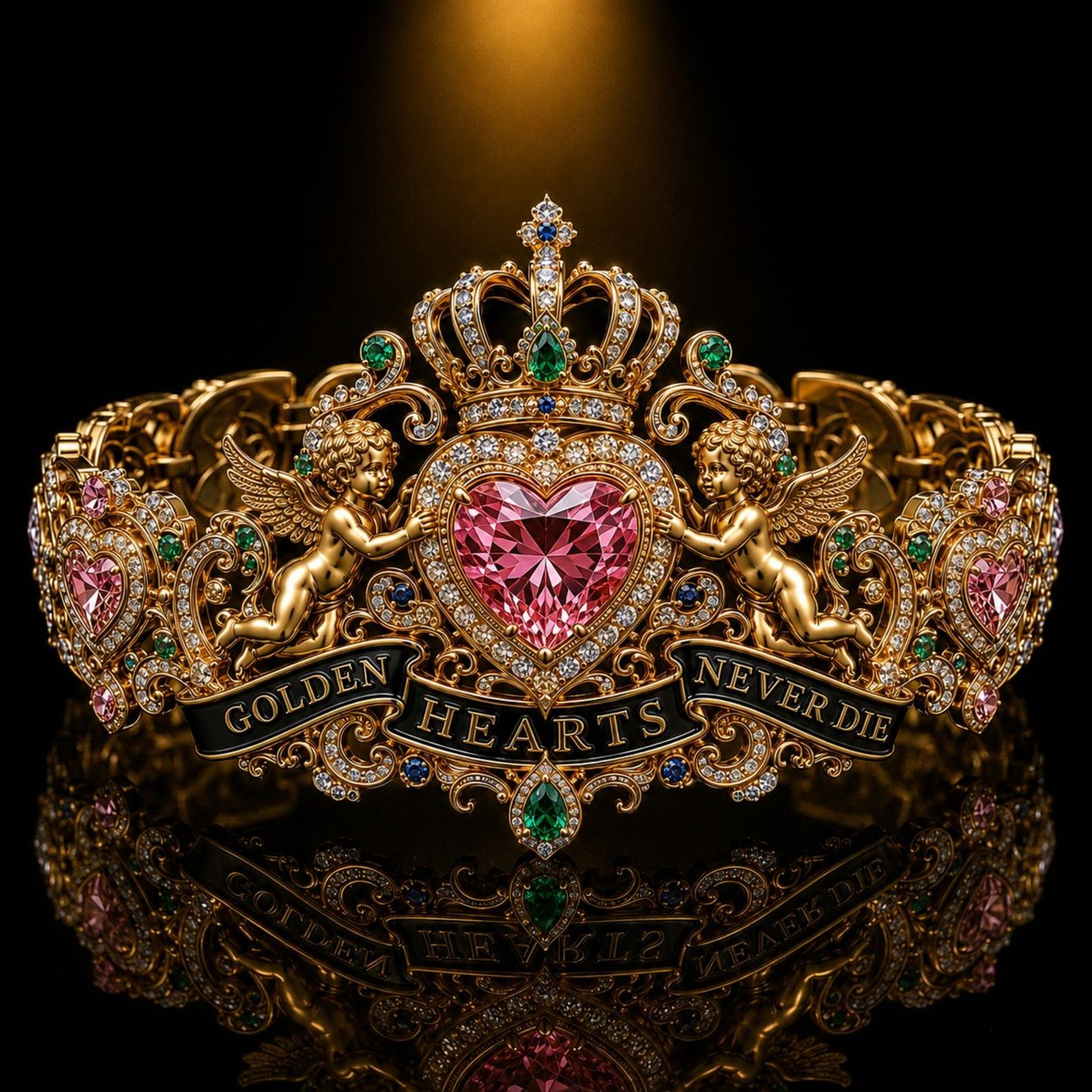 Queen Crown Gold & Diamond