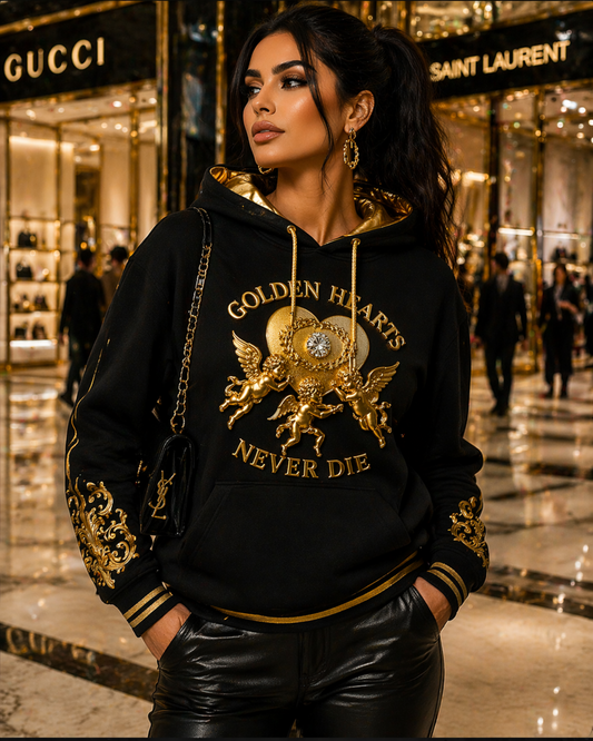 Hoodie Golden Hearts Never Die