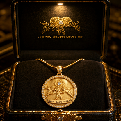 Golden Hearts Never Die - Gold Necklace