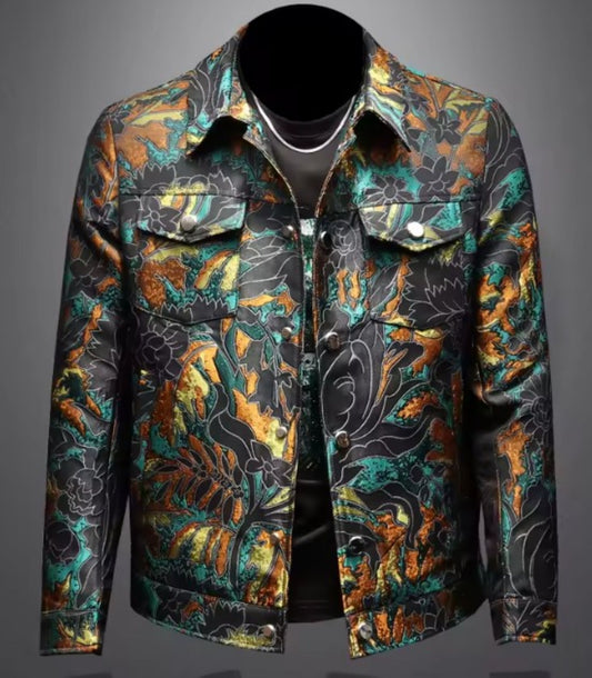 Aesthetic Flower Print Jacket