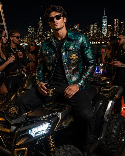 Golden Hearts Never Die - Aesthetic Print Jacket