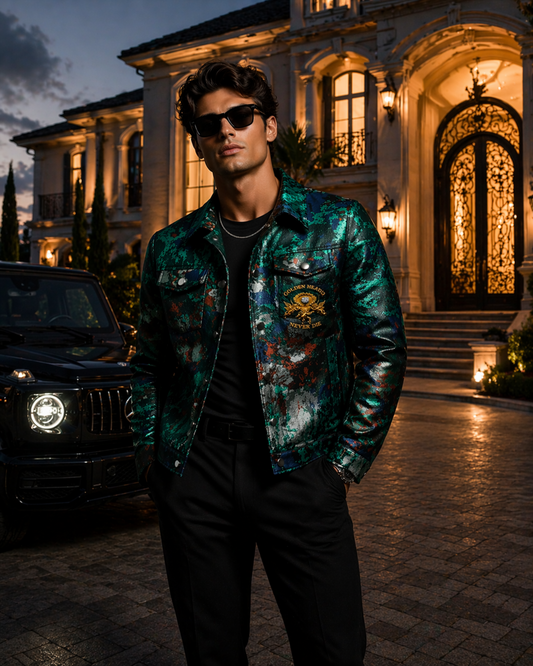 Golden Hearts Never Die - Aesthetic Print Jacket