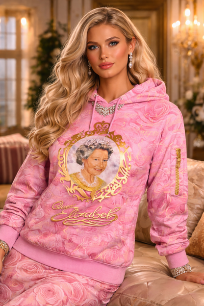 Hoodie - Queen Elizabeth Face