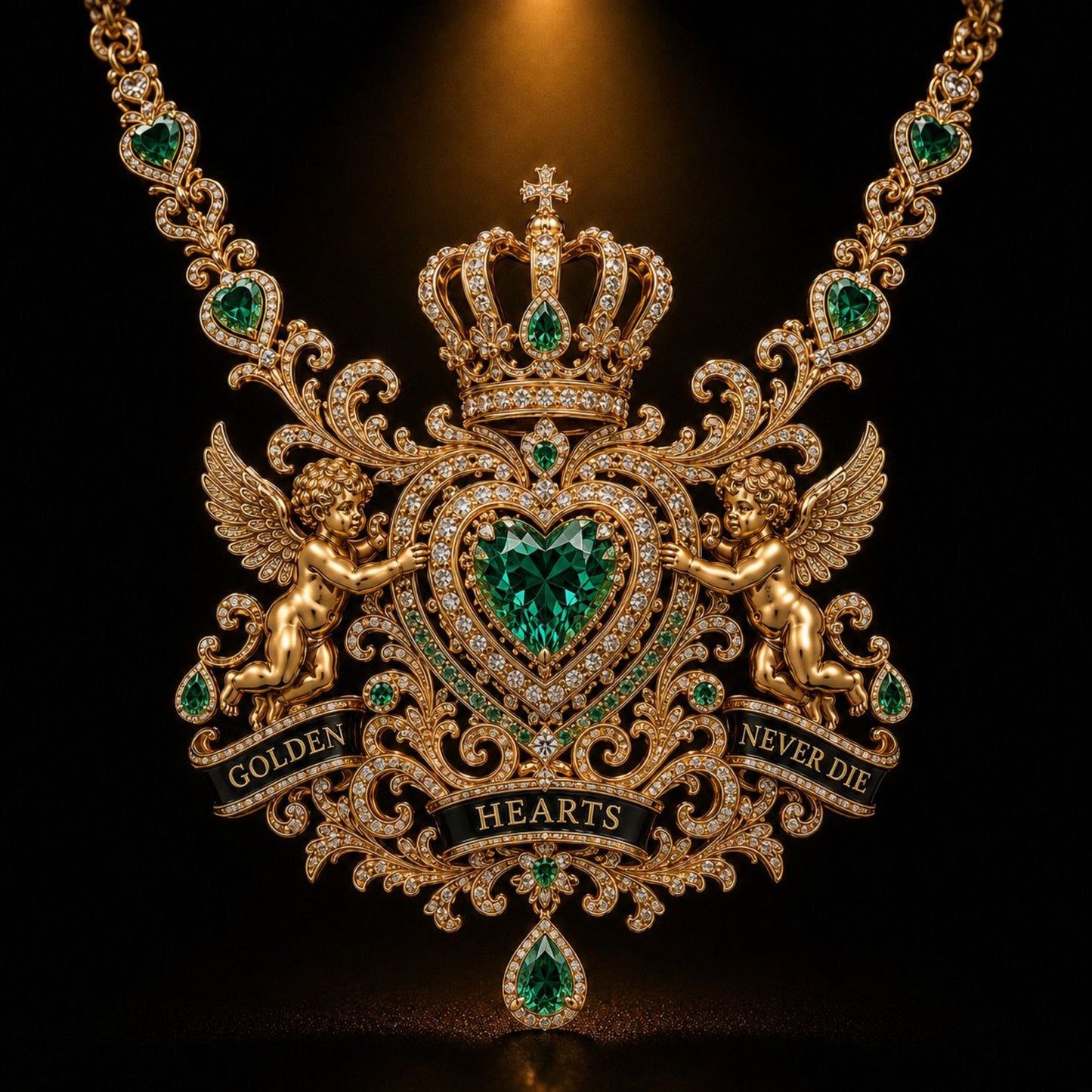 Queen Collier 24k Gold & Diamond